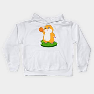 Hamster Basketball player Basketball Kids Hoodie